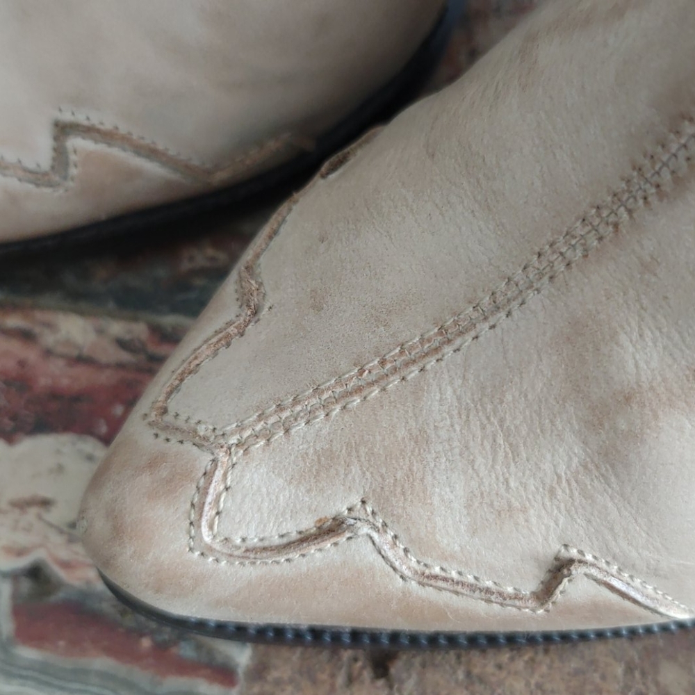 Envy Leather Slip On Heels - Picture 4 of 7